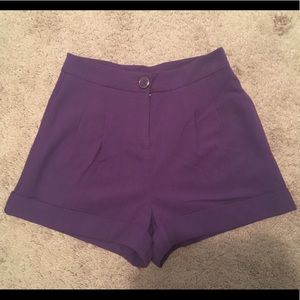 Purple Shorts
